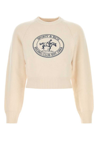 RIDING CLUB KNITTED BOXY SWEATER KNITWEARS