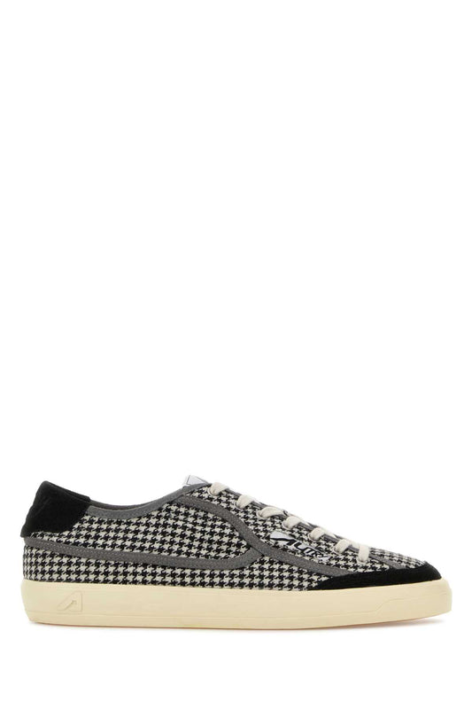 WINDSCAPE LOW MAN XB01 PIED DE POUL FABRIC/SUEDE B SNEAKERS