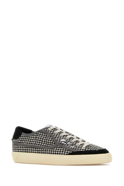 WINDSCAPE LOW MAN XB01 PIED DE POUL FABRIC/SUEDE B SNEAKERS