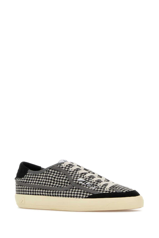 WINDSCAPE LOW MAN XB01 PIED DE POUL FABRIC/SUEDE B SNEAKERS