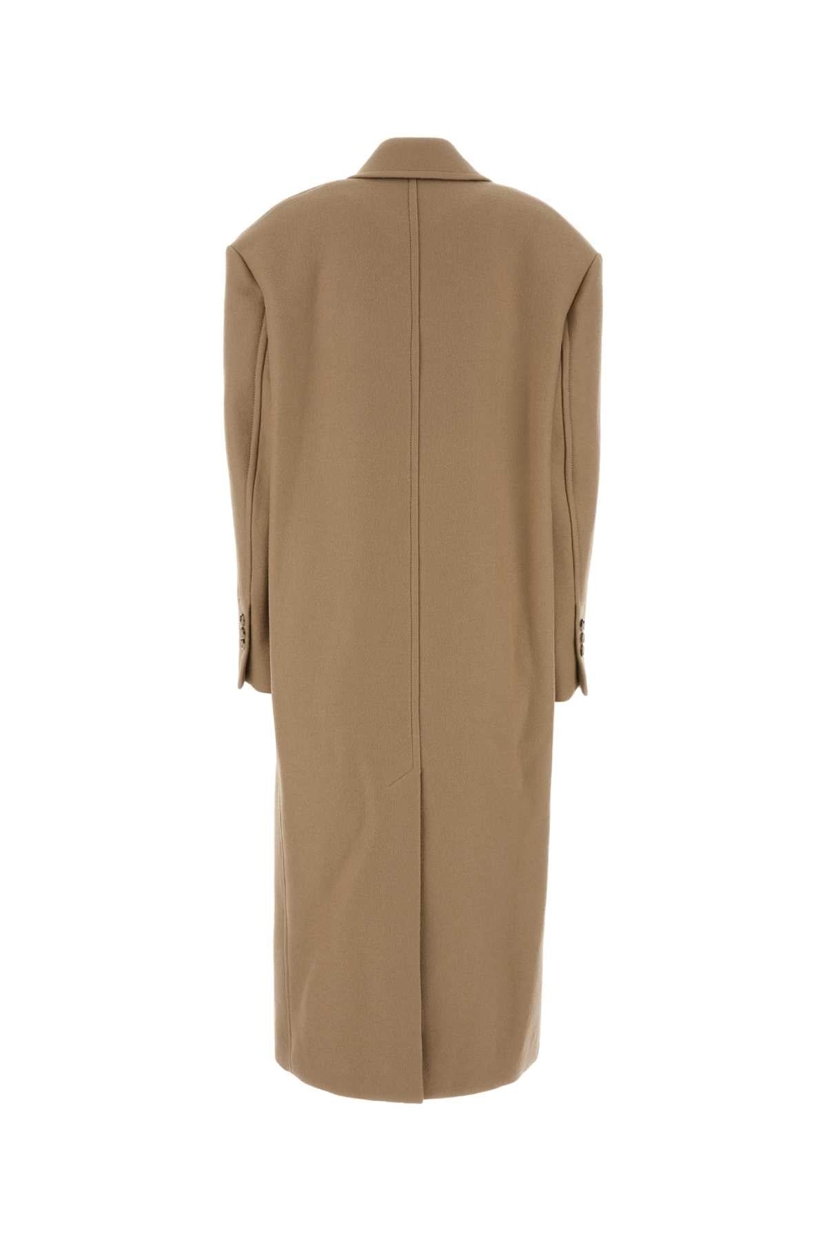 DOUBLEBREASTEDLONGCOZYCOAT COATS
