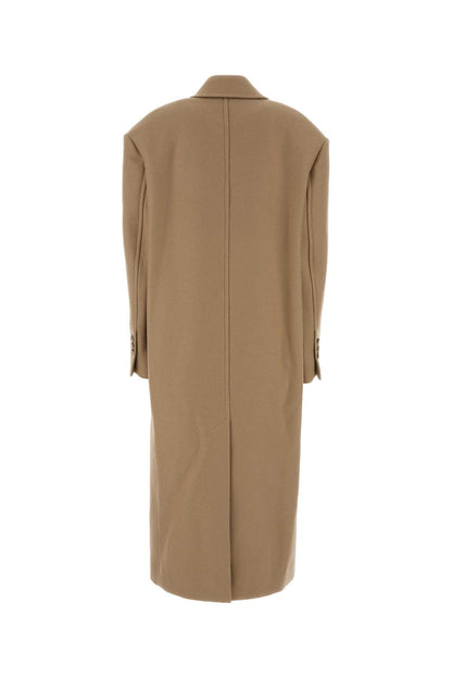 DOUBLEBREASTEDLONGCOZYCOAT COATS