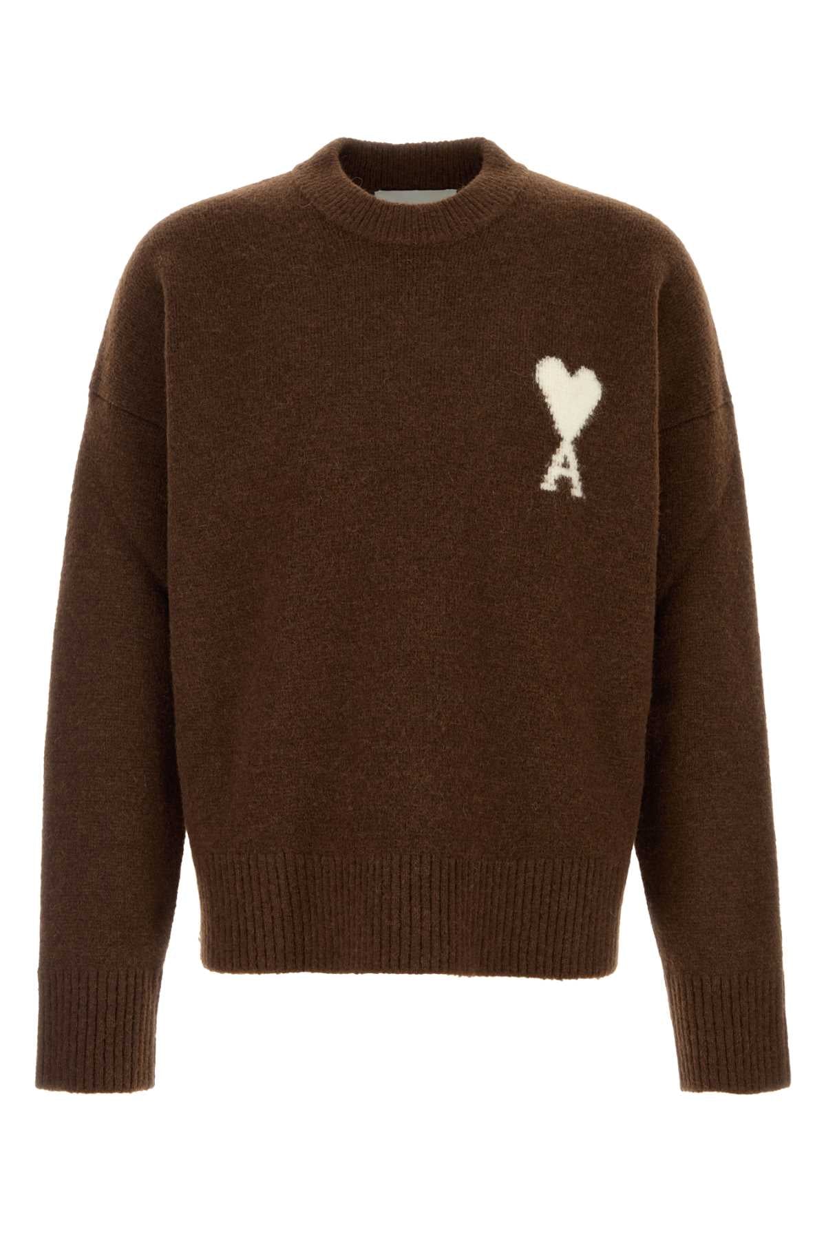 QUOTA-CREWNECKSWEATERWITHAMIDECOEUR KNITWEARS