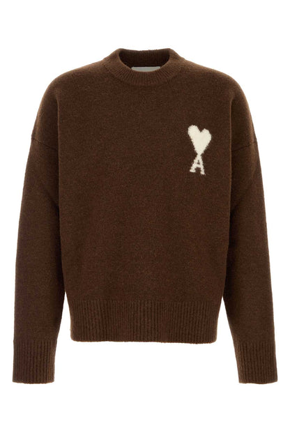 QUOTA-CREWNECKSWEATERWITHAMIDECOEUR KNITWEARS