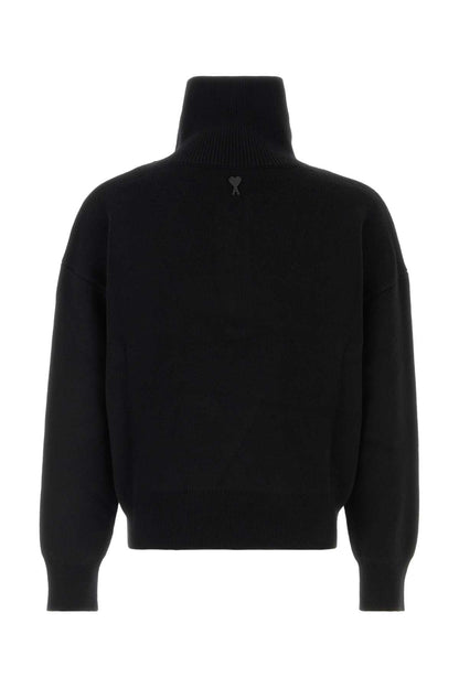 HIGHBUTTONEDCOLLARSWEATER KNITWEARS