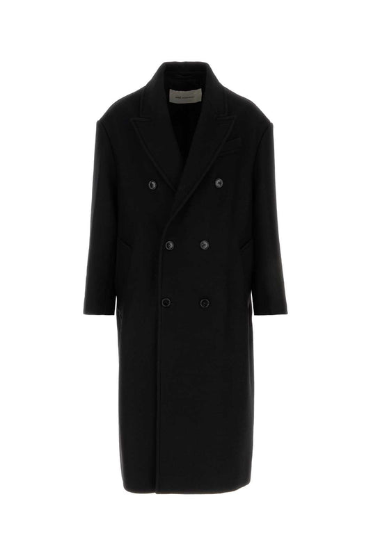 DOUBLEBREASTEDLONGCOZYCOAT COATS