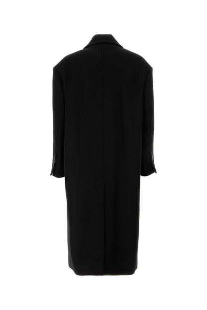 DOUBLEBREASTEDLONGCOZYCOAT COATS
