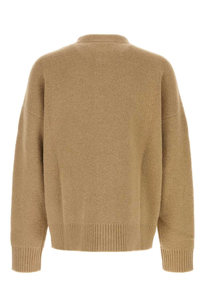 QUOTA-CREWNECKCARDIGANWITHAMIDECOEUR KNITWEARS
