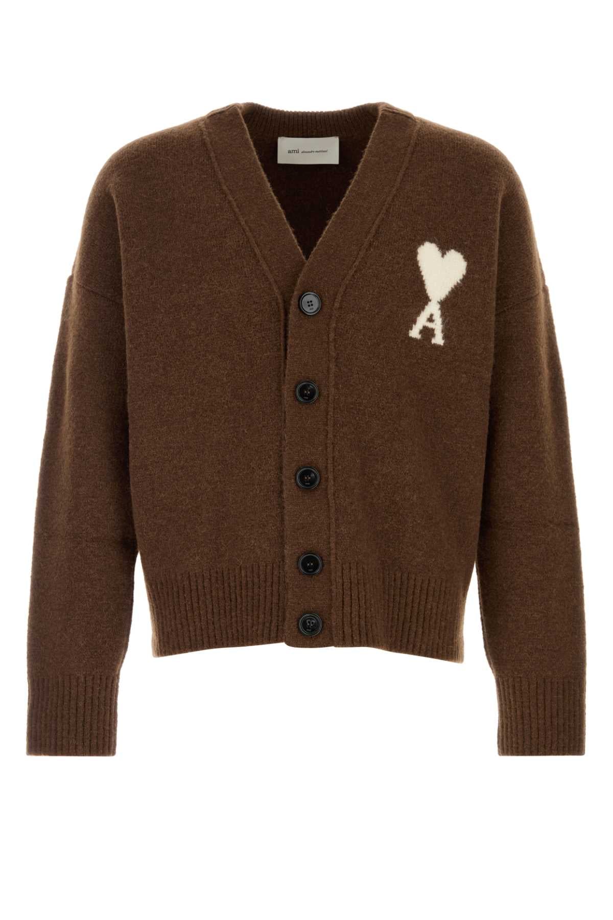 QUOTA-VNECKCARDIGANWITHAMIDECOEUR KNITWEARS