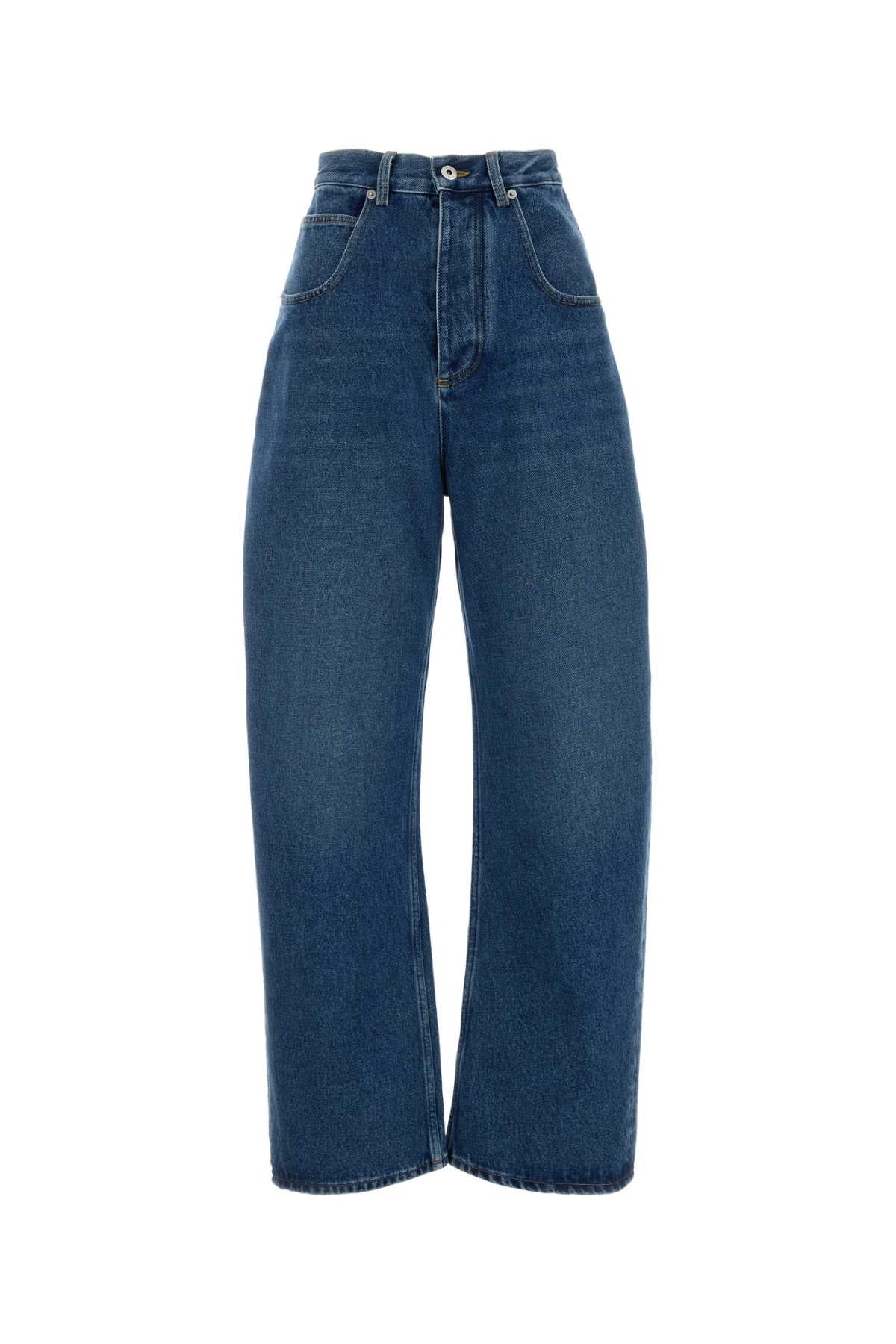 DENIM WIDE LEG CLASSICO BLU CHIARO TAG DIETRO STAM JEANS