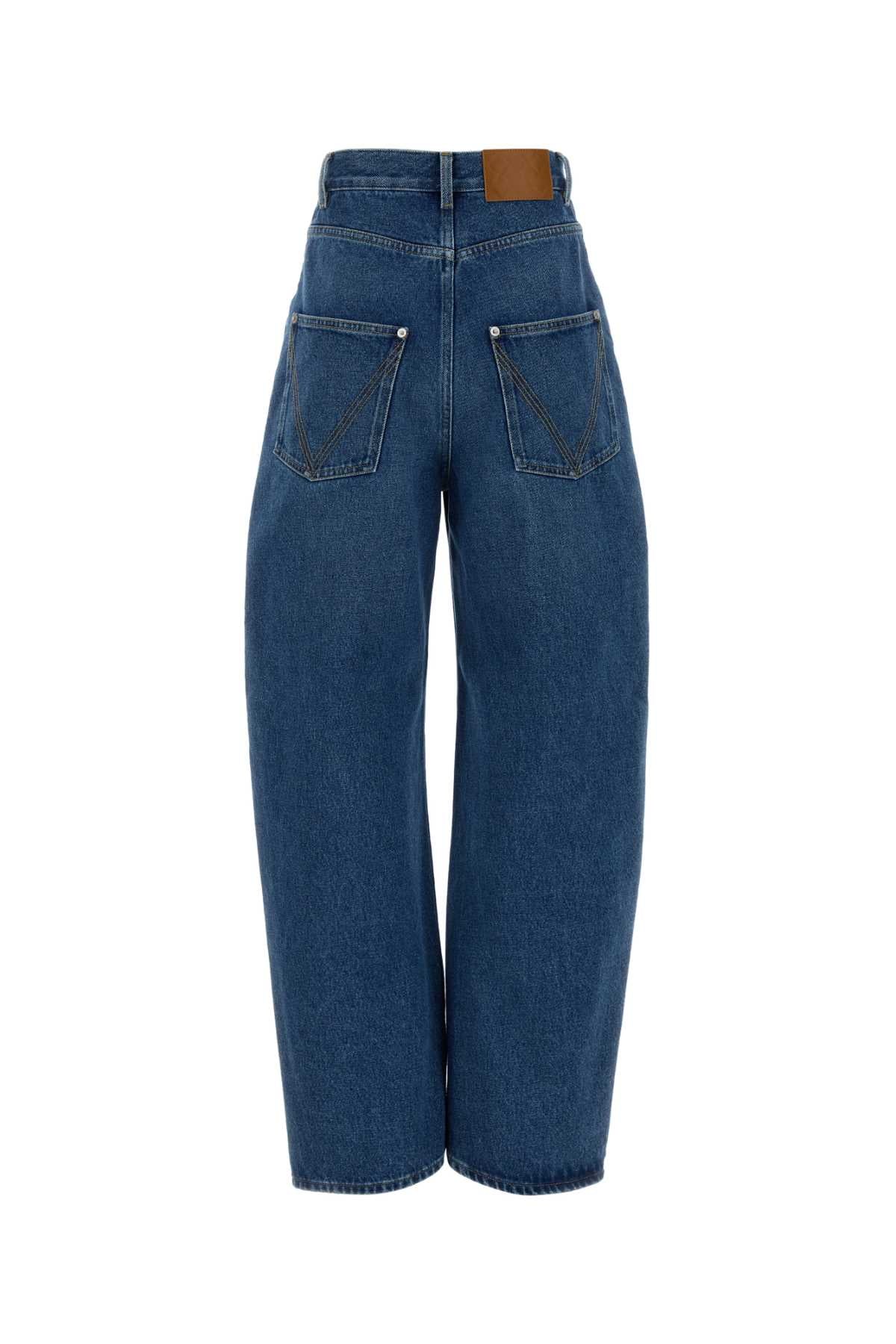 DENIM WIDE LEG CLASSICO BLU CHIARO TAG DIETRO STAM JEANS