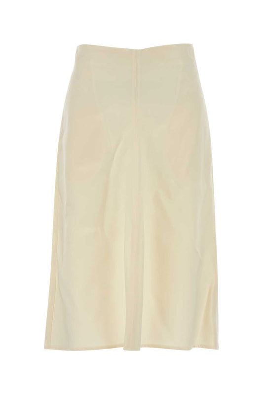 GONNA MIDI LISCIA SPACCO DIETRO SKIRTS