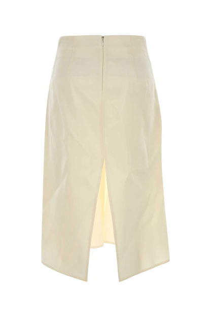 GONNA MIDI LISCIA SPACCO DIETRO SKIRTS