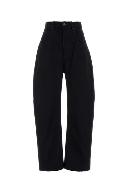 DENIM WIDE LEG DARK BLU BACK TAG JEANS