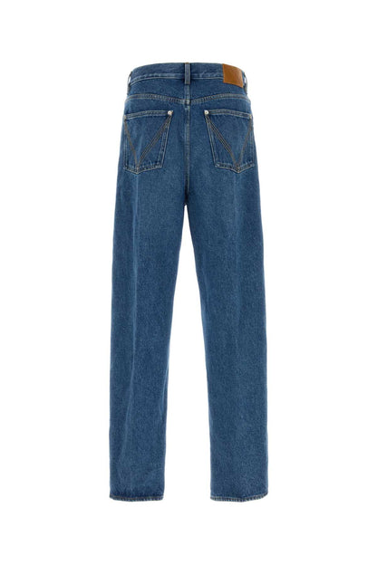DENIM CON GAMBA MORBIDA E DETTAGLIO IN PELLE SUL B JEANS