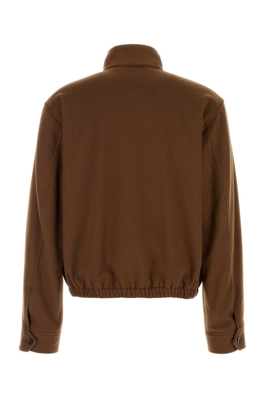 BLOUSON IN LANA CASHMERE CON COLLO STAND E POLSINI JACKETS