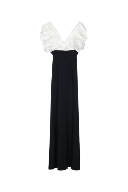 ABITO LUNGO MANICHE SBUFFO DRESSES