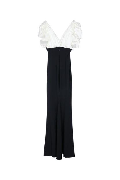 ABITO LUNGO MANICHE SBUFFO DRESSES