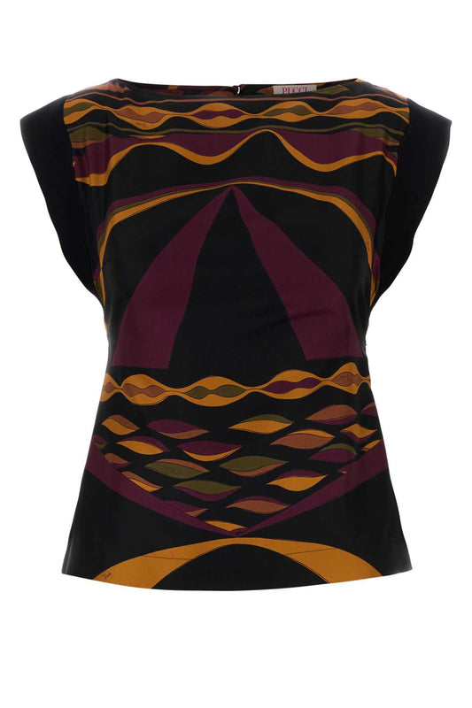 TOP - SILK TWILL TOPS