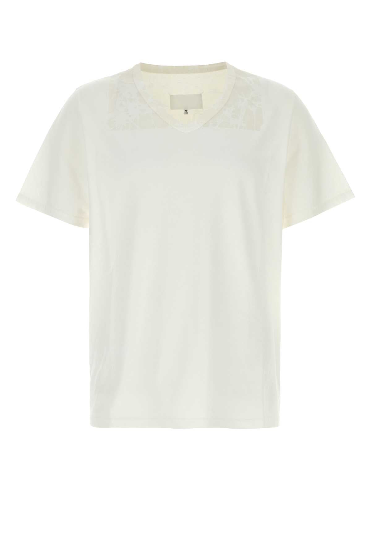 V-NECK WAX T-SHIRT T-SHIRTS