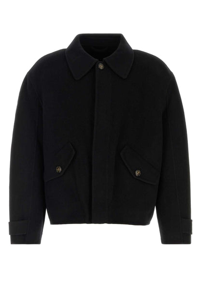 RELAXEDWOOLJACKET BLAZERS AND VESTS