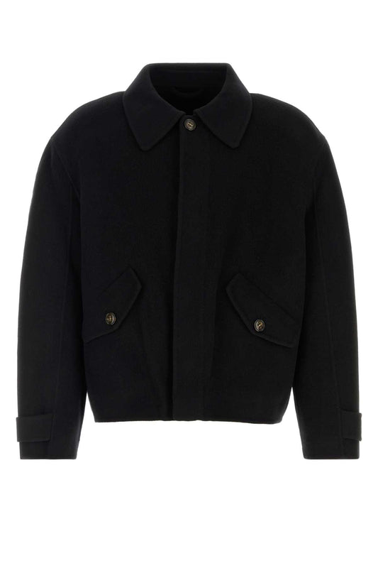 RELAXEDWOOLJACKET BLAZERS AND VESTS