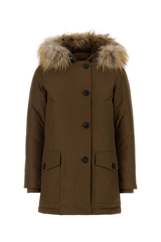 ARCTIC DETACHABLE FUR PARKA DOWN JACKETS