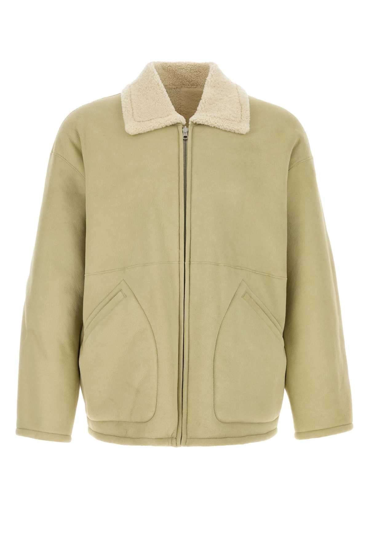 MERINO MOUTON ZIP BLOUSON TOPS
