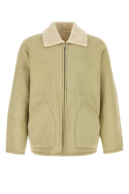 MERINO MOUTON ZIP BLOUSON TOPS