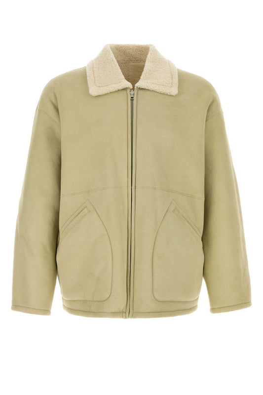 MERINO MOUTON ZIP BLOUSON TOPS