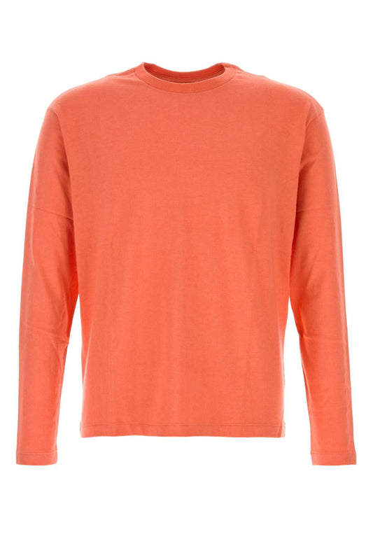 BRUSHED ORGANIC COTTON JERSEY L/S TEE T-SHIRTS