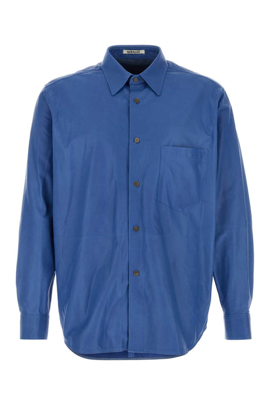 FINE CALF LEATHER SHIRT SHIRTS