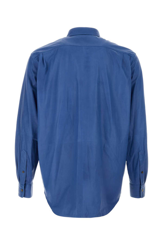 FINE CALF LEATHER SHIRT SHIRTS