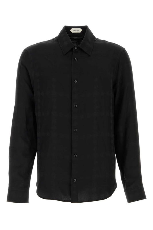 INFORMAL SHIRT MEDUSA VINTAGE SILK CREPE SATIN JAC SHIRTS