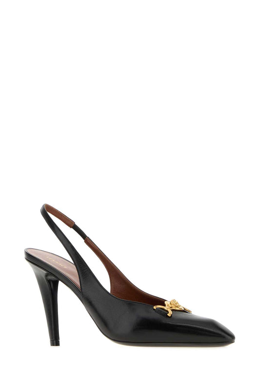 SLING BACK T.90 LAMB LEATHER PUMPS
