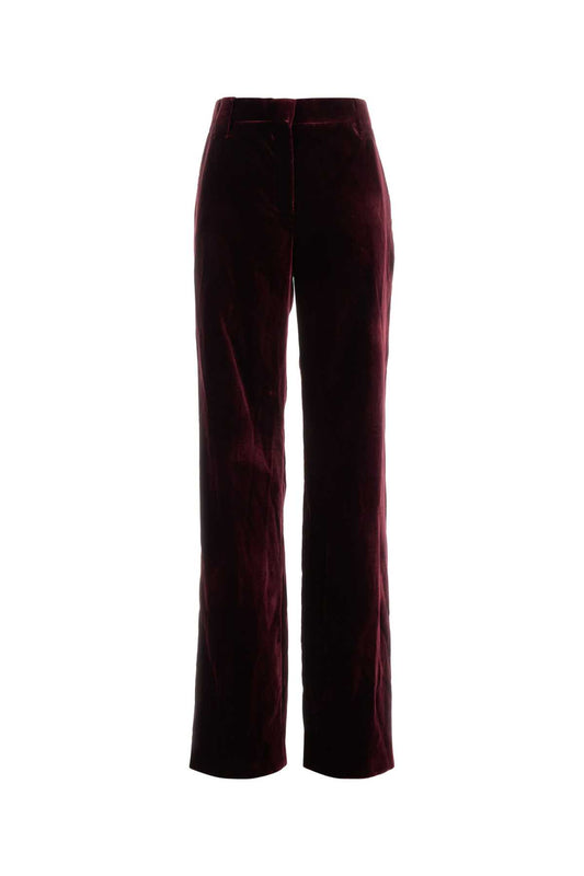 INFORMAL PANT VISCOSE SILK LIQUID VELVET PANTS