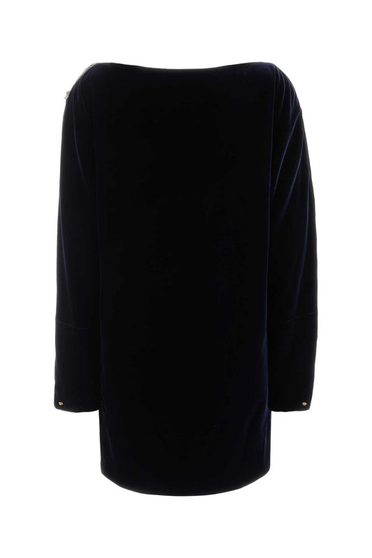 COCKTAIL DRESS VISCOSE SILK LIQUID VELVET DRESSES