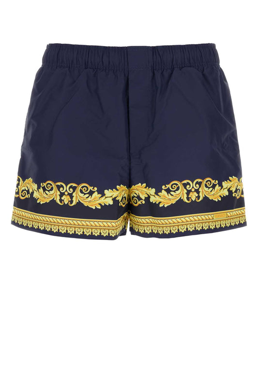 SWIM SHORTS NYLON GOLFO RECYCLED NEW BAROCCO PRINT SWIMSUITS