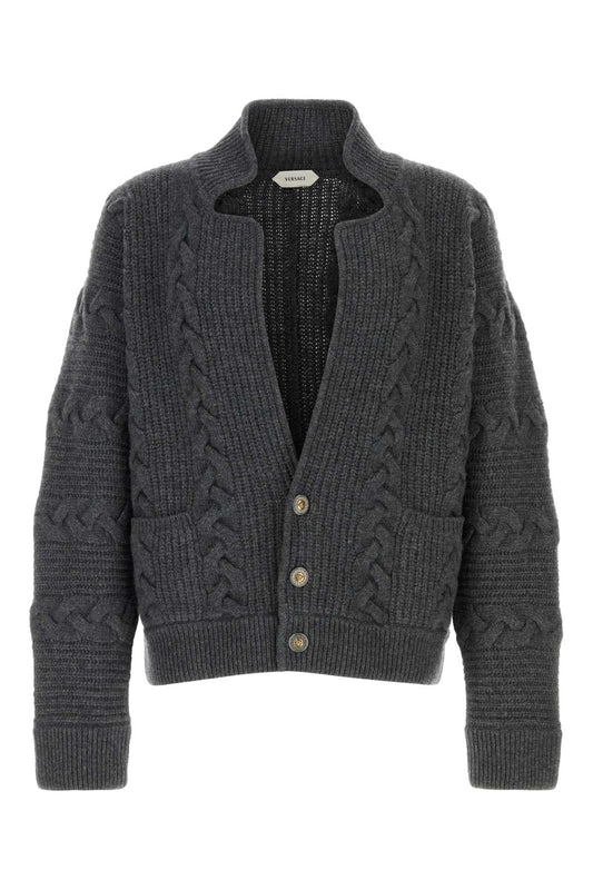 KNIT OUTERWEAR CABLE BLAZERS AND VESTS