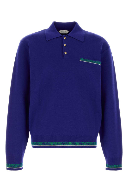 KNIT SWEATER GRECA TIPPING POLO