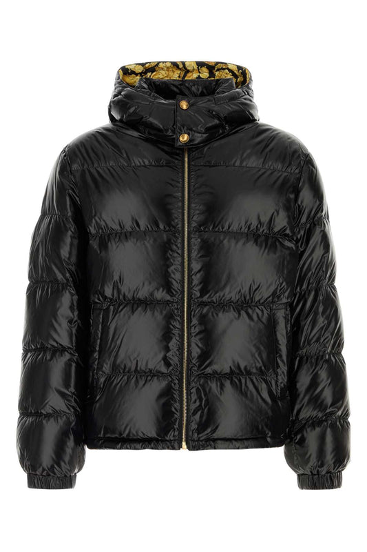 DOWN JACKET/VEST SHINY TECHNICAL FABRIC + ALLOVER DOWN JACKETS