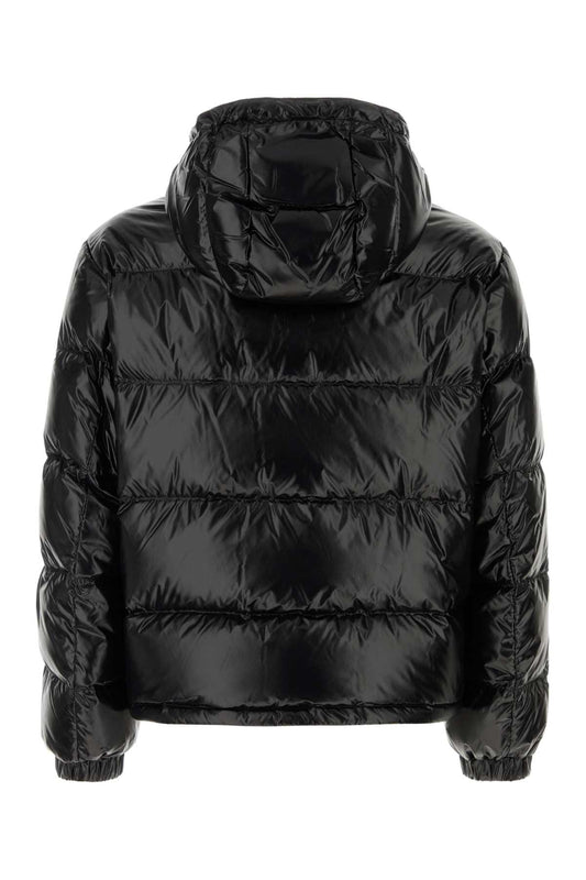 DOWN JACKET/VEST SHINY TECHNICAL FABRIC + ALLOVER DOWN JACKETS