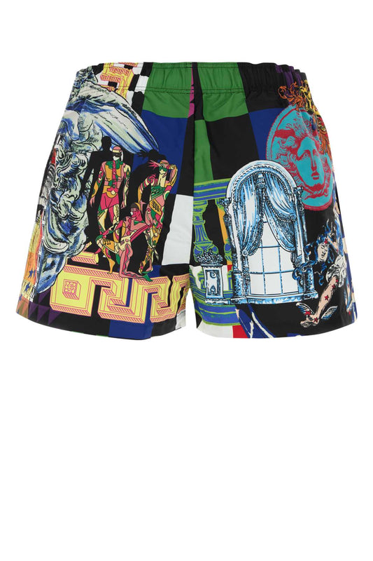 SWIM SHORTS NYLON GOLFO RECYCLED MEDUSA COLLAGE PR SWIMSUITS