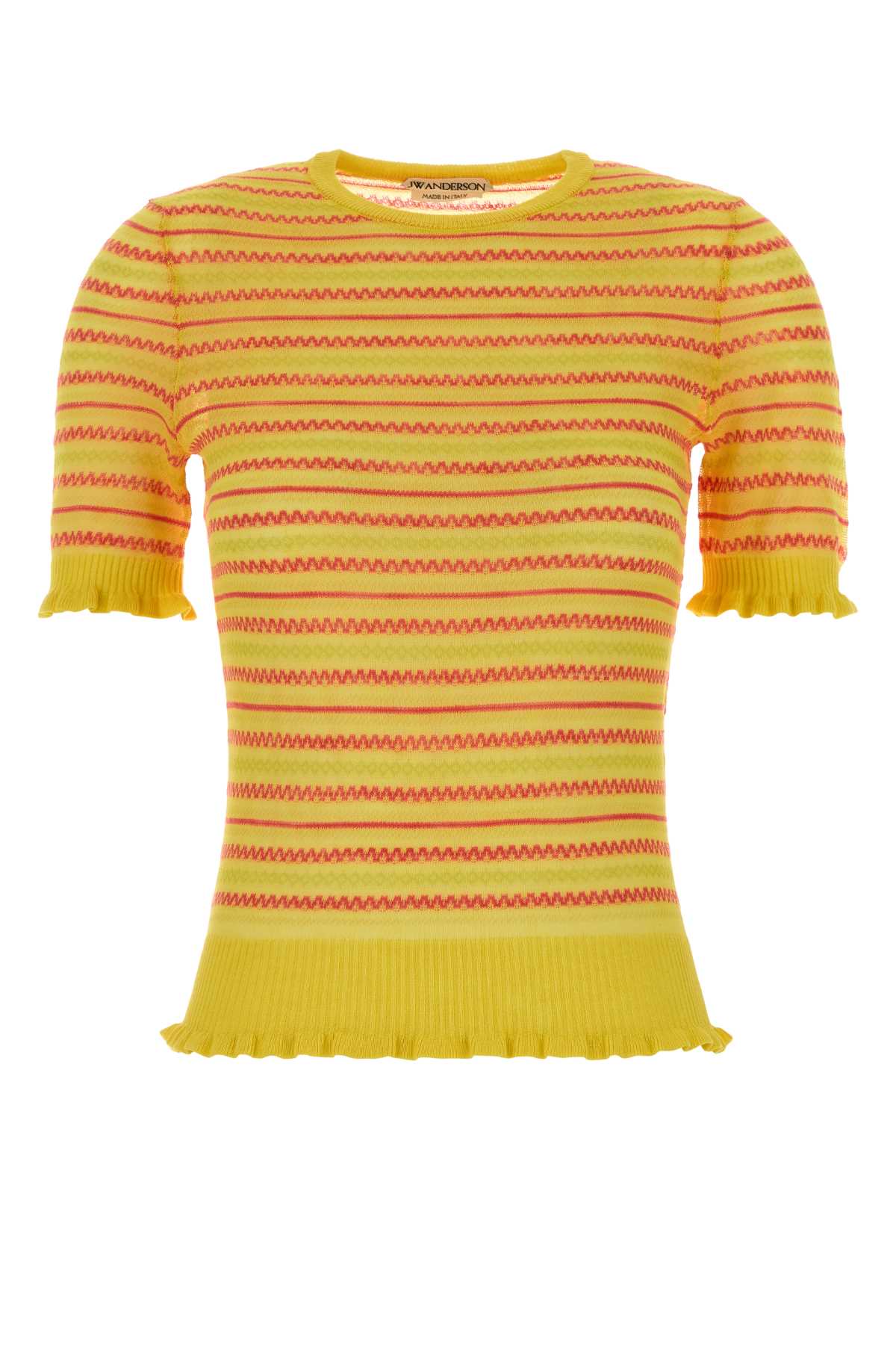 S/S SHEER FAIRISLE TOP TOPS