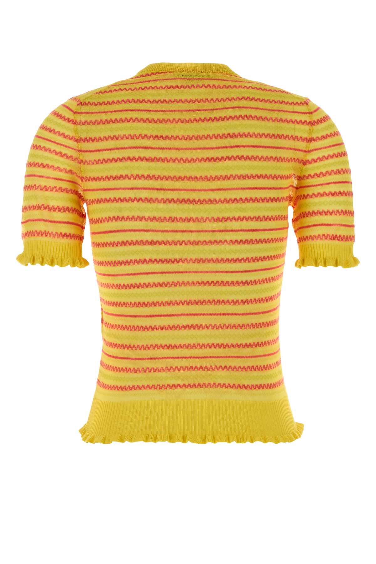 S/S SHEER FAIRISLE TOP TOPS