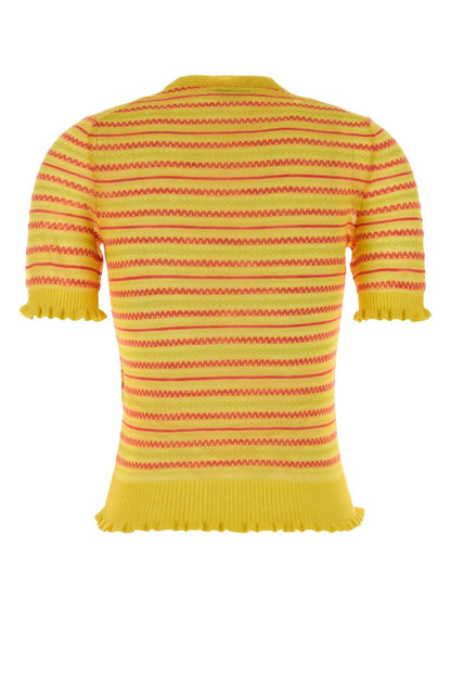 S/S SHEER FAIRISLE TOP TOPS