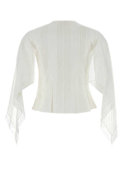 DRAPED SLEEVE TOP TOPS