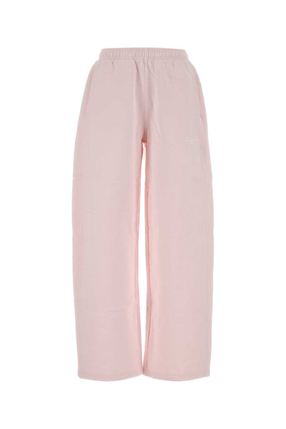 MID-RISE RELAXED SWEATPANT W/ LOGO PRINT PANTS