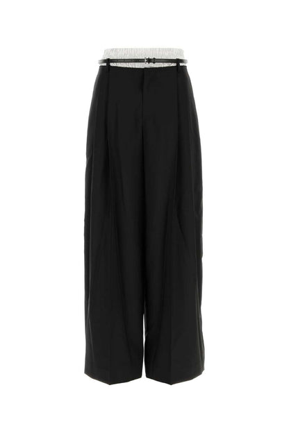 MID-RISE BELTED TAILORED PANT PANTS