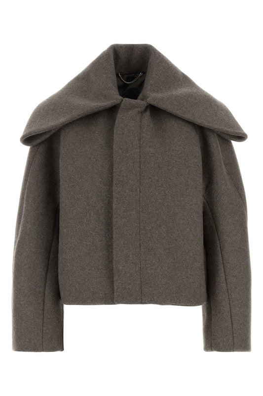 FOLDED COLLAR BOMBER JACKET JACKETS